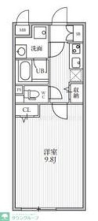 THE PALMS大島の物件間取画像